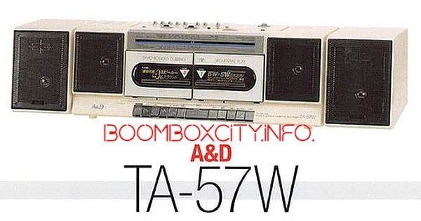 A&D TA-57W boombox