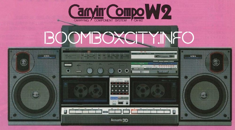 AIWA CA-W2 boombox