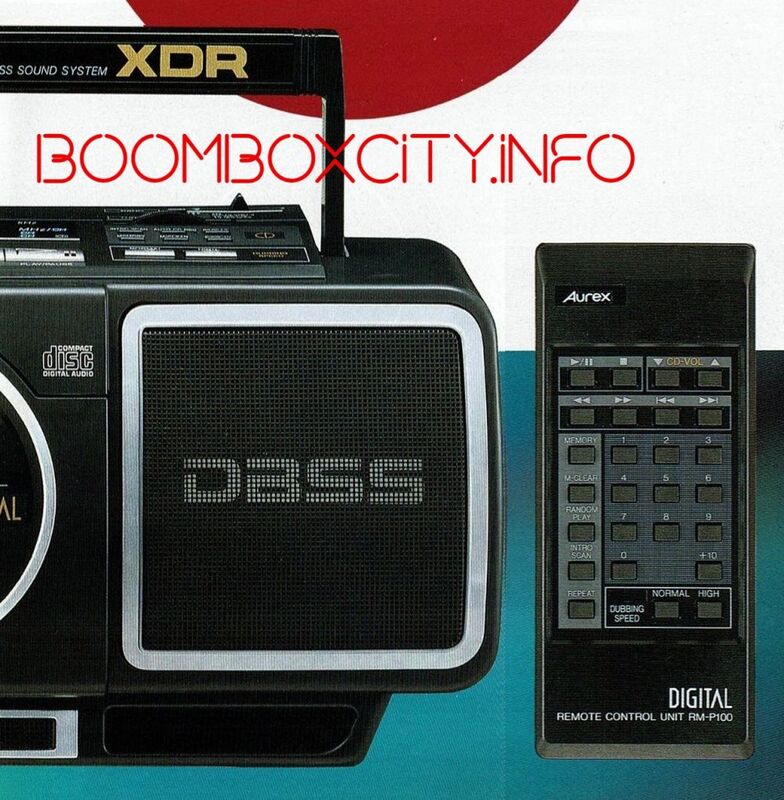 Aurex RT-CDW70X boombox