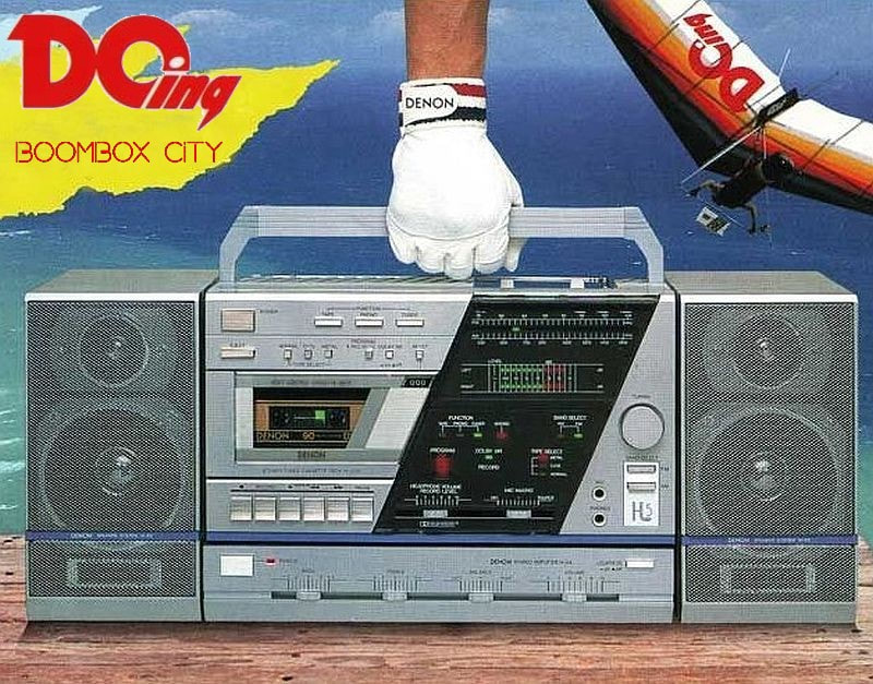 BOOM BOX LENCO LW-599 radio portatile anni 80 - Audio/Video In