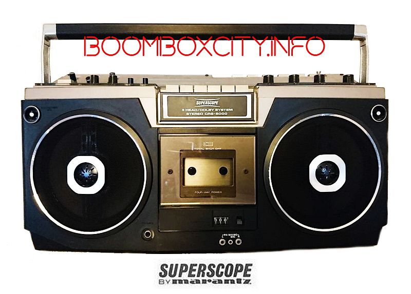 SUPERSCOPE by Marantz CRS-5000 boombox