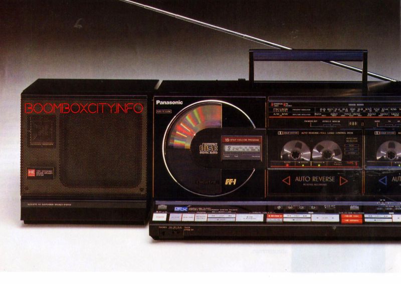 National Panasonic RX-CD70 (1986) boombox