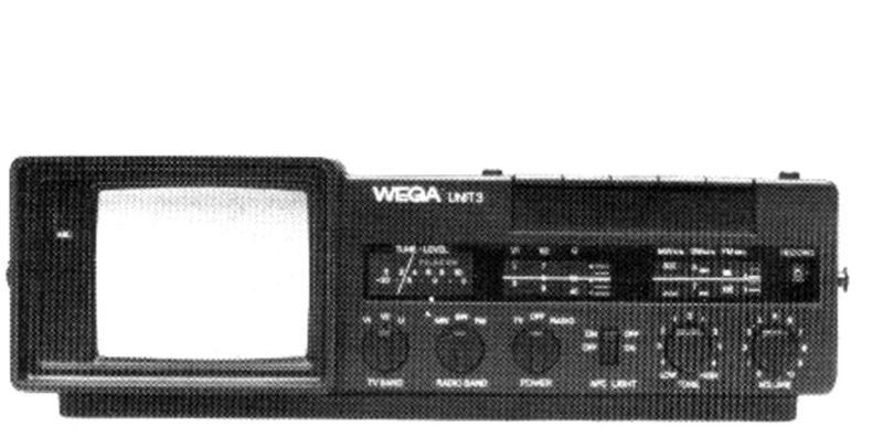 WEGA Unit 3 radio-tv-cassette